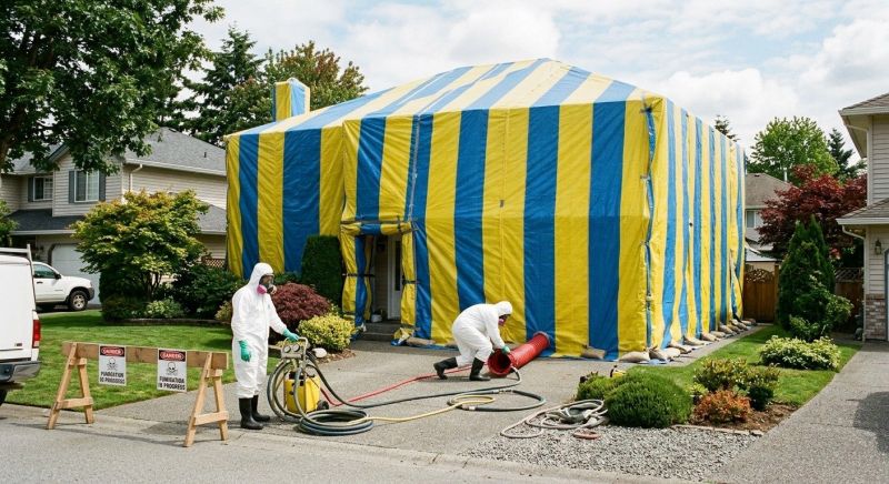 Tent Fumigation in Asheville, NC