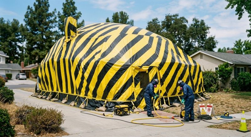 Tent Fumigation in Fredericksburg, VA